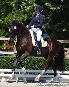 Julia Groenhart and First Barichello at the 2017 CDI Roosendaal :: Photo © Astrid Appels