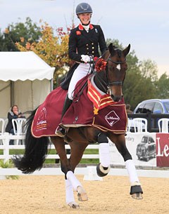 Lara Butler (née Griffith) and Rubin Al Asad win the 2017 British Grand Prix Champion's title :: Photo © Kevin Sparrow