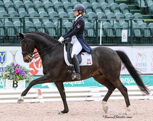 Tina Irwin and Laurencio lead Team Canada to victory in the 2017 CDIO Wellington Nations Cup :: Photo © Sue Stickle