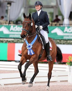 Yanina Woywitka and R'Myattack at the 2017 CDI Wellington :: Photo © Sue Stickle