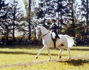 Marianne and Stephan at the 1965 dressage competition in Zurich