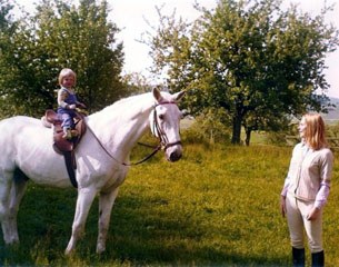 Katja's daughter Ewa loved rides on Stephan