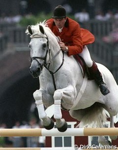 John Withaker and Superstar Henderson Milton at the 1990 World Equestrian Games :: Photo © Dirk Caremans