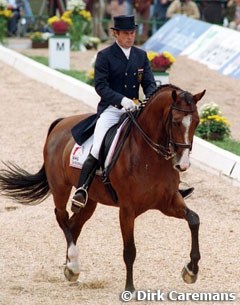 Sjef Janssen and Olympic Bo at the 1993 European Dressage Championships
