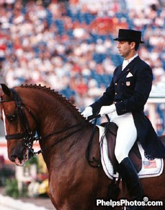 Robert Dover and Devereaux at the 1994 World Equestrian Games :: Photo © Mary Phelps