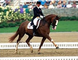 Jane Bredin and Cupido at the 1996 Olympic Games in Atlanta