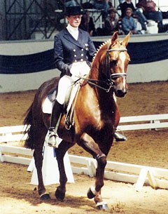 Mary Hanna and Mosaic at the 1996 World Cup Finals in Gothenburg