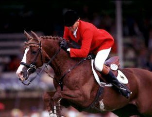 Lars Nieberg and For Pleasure at the 1998 CSIO Aachen :: Photo © Arnd Bronkhorst