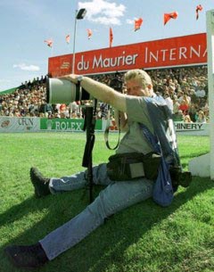 Dirk Caremans working at the CSI Spruce Meadows in Calgary :: Photo © Peter Llewellyn
