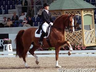 Nadine Capellmann and fabulous Farbenfroh at the CDIO Aachen :: Photo © Mary Phelps