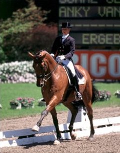 Anky van Grunsven and Gere at the 1999 CDIO Aachen :: Photo © Arnd Bronkhorst