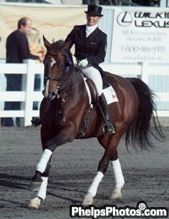 Evi Strasser and Justin Tyme at Dressage at Devon :: Photo © Mary Phelps