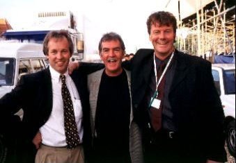  Joop Alberda (technical director Dutch Olympic Committee), Cees Slings and ?? at the 1999 European Championships :: Photo © Arnd Bronkhorst