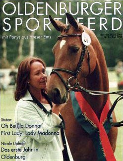 Ingrid Bergmann and her 1999 Oldenburg Mare Champion Lady Madonna