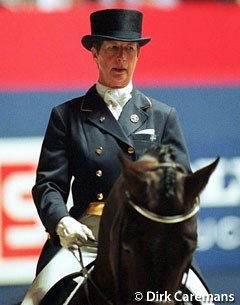 Ulla Hakanson on Flyinge Bobby at the 1999 World Cup Finals