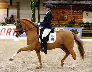 International FEI Dressage team pony Ciske