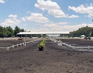 Dressage competition at the dressage stable near Mexico City