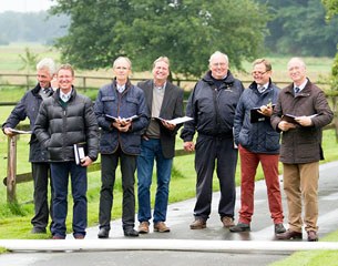 The Hanoverian stallion licensing committee at the pre-selection