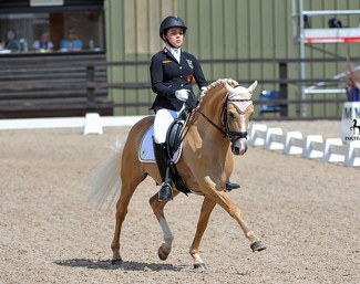 Jana Lang and Cyrill at the 2018 European Pony Championships :: Photo © Equitaris