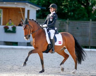 Pia Stallmeister and Maximus are the 2018 Austrian Pony Champions :: Photo © Petra Kerschbaum