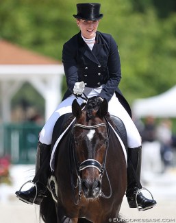 Morgan Barbançon Mestre and Sir Donnerhall II at the 2018 CDIO Compiègne :: Photo © Astrid Appels