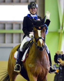 Yuri Yoshida and Engbjerggaards Ballestino win the 2018 CDI Gotemba :: Photo © Japan Eq. Fed