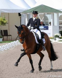 Isabell Werth and Emilio at the 2019 German Dressage Championships :: Photo © LL-foto