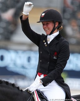 Agnete Kirk Thinggaard at the 2019 European Dressage Championships :: Photo © Astrid Appels