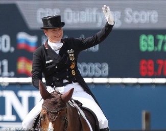 Isabell Werth at the 2019 European Dressage Championships in Rotterdam :: Photo © Astrid Appels
