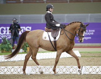Barbara Minneci and Stuart at the 2020 CPEDI Doha :: Photo © Al Shaqab