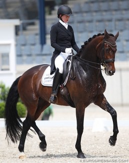 Lisa Müller and Anne Beth at the 2018 CDI Aachen Dressage Days :: Photo © Astrid Appels