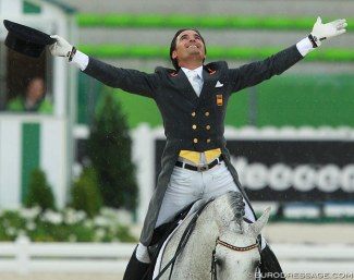 Jose Antonio Garcia Mena at the 2014 World Equestrian Games :: Photo © Astrid Appels