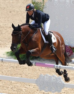 Ingrid Klimke and Hale Bob at the 2016 Olympic Games in Rio 