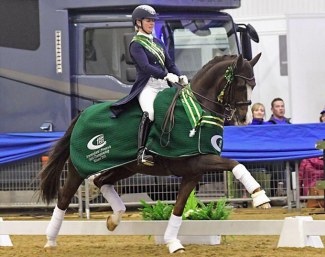 Sadie Smith and Keystone Dynamite at the 2018 British Winter Championships :: Photo © Kevin Sparrow