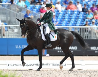 Judy Reynolds and Vancouver K at the 2018 World Equestrian Games :: Photo © Astrid Appels