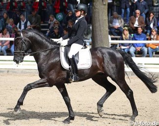 Fiebelkorn and Don Mateo at the 2019 Bundeschampionate :: Photo © LL-foto
