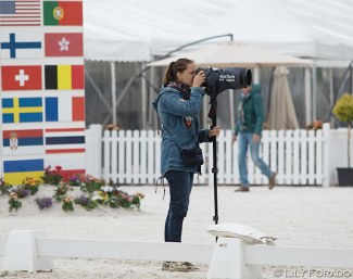 Astrid Appels working at the 2019 CDIO Compiegne :: Photo © Lily Forado