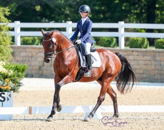 Lexie Kment and Manatee win the 2020 U.S. Children Championship :: Photo © Sue Stickle