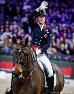 Charlotte Dujardin and Mount St. John Freestyle at the 2020 CDI-W Amsterdam :: Photo © Petra Kerschbaum