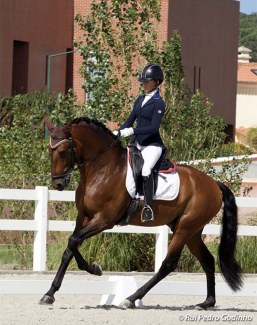 Maria Caetano and Jasmim Plus at the 2020 CDI Beloura :: Photo © Rui Pedro Godinho