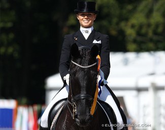 Stella Charlott Roth and Diva Royal in the Under 25 division hosted at the 2011 European Dressage Championships in Rotterdam :: Photo © Astrid Appels