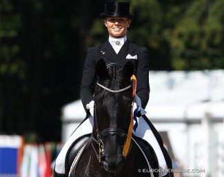 Stella Charlott Roth and Diva Royal in the Under 25 division hosted at the 2011 European Dressage Championships in Rotterdam :: Photo © Astrid Appels