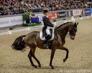 Jessica von Bredow-Werndl and Dalera BB at the 2020 CDI-W Neumunster :: Photo © Stefan Lafretz
