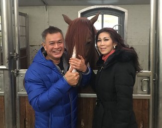 Titan and Shirley Wilaras at Platinum Stables in Riel (NED) :: Photo © Rick Helmink