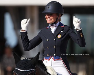 Charlotte Jorst at the 2020 CDI Wellington :: Photo © Astrid Appels
