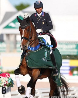 Suppenkasper on a winning streak at the 2020 Global Dressage Festival in Wellington, FL :: Photo © Astrid Appels