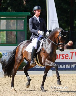 Lars Ligus and Dinay at the 2020 Bundeschampionate in Warendorf :: Photo © LL-foto