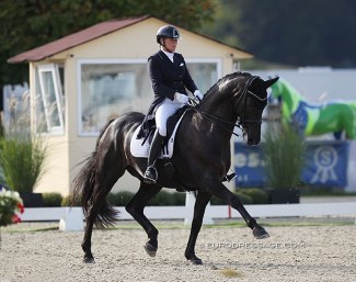 Lone Bang Larsen and Bakkely's Onandt at the 2020 CDI Hagen :: Photo © Astrid Appels