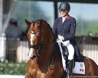 Brittany Fraser-Beaulieu and All In at the 2020 CDI Wellington :: Photo © Astrid Appels