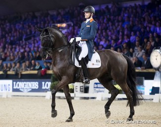 Theo Hanzon and Helena van het Goorhof at the 2016 CDI-W Mechelen :: Photo © Dirk Caremans